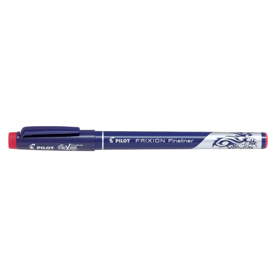blauer Filzstift, Fineliner, rotkappe, Metallclip, markenlos, Pilot