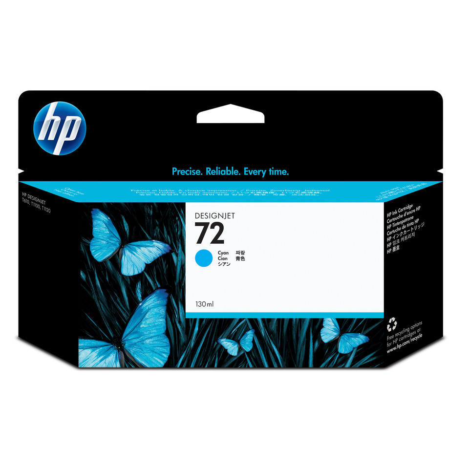 HP, Designjet, Tintenpatrone, 92 Cyan, 130 ml