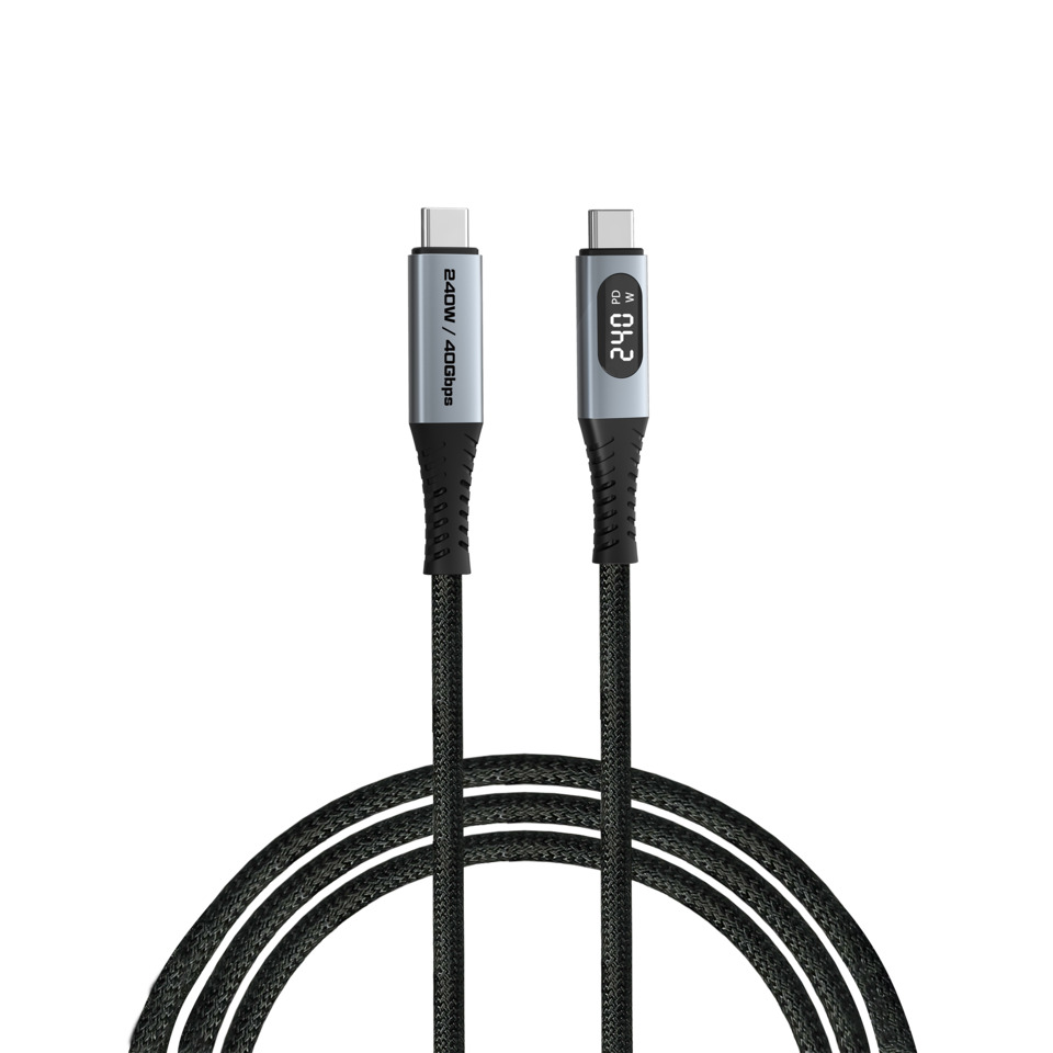 USB-C-Kabel, Typ-C, geflochten, Kabel, 2m