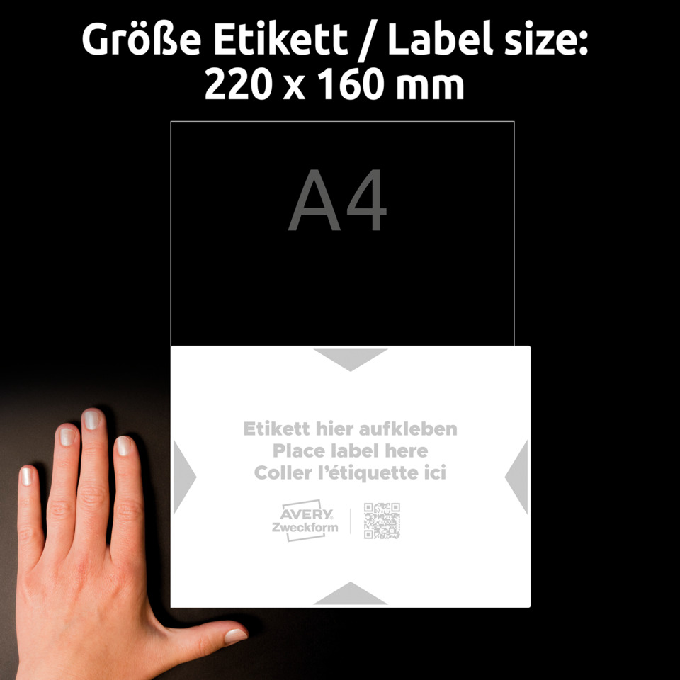 Etikett, Label, Aufkleber, Kartenformat, A4, Hand, Etikett, Aufkleber, Etiketten-Halter, Avery