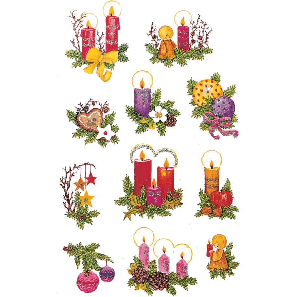 Adventsgesteck, Kerzen, Weihnachtsdekoration, Tannenzweige, Kugeln