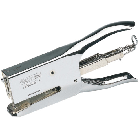 Heftzange K1, 50 Blatt, Einlegetiefe 56 mm, Blister, chrom RAPID 10510601