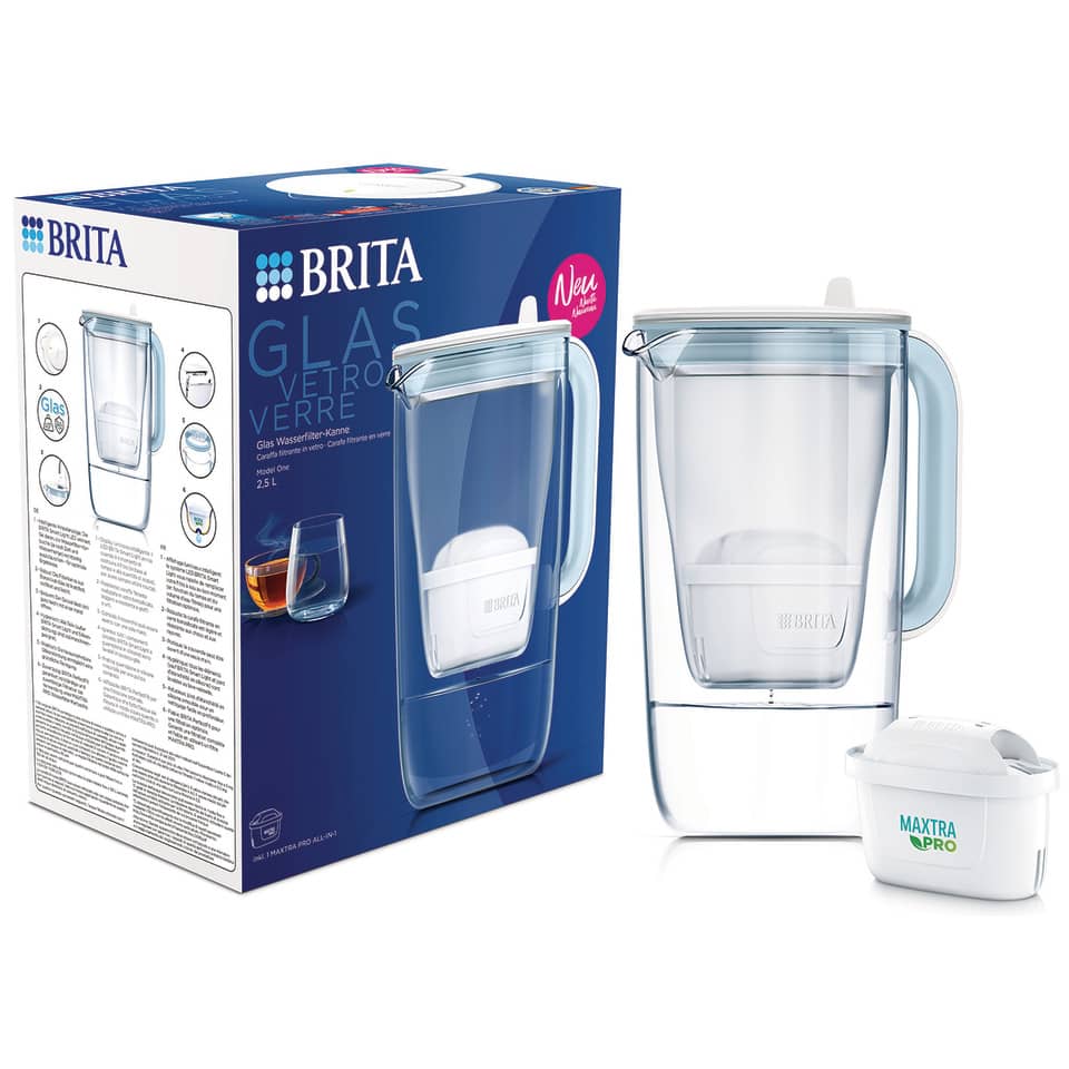 Glasfilter, Wasserbehälter, Karaffe, Brühsystem, 2.5 L