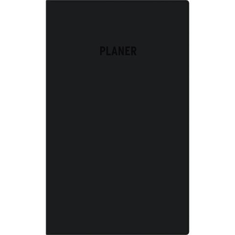 Taschenplaner 2026, 9,5 x 16 cm, Leporello, 1M/1S, schwarz ZETTLER 660065