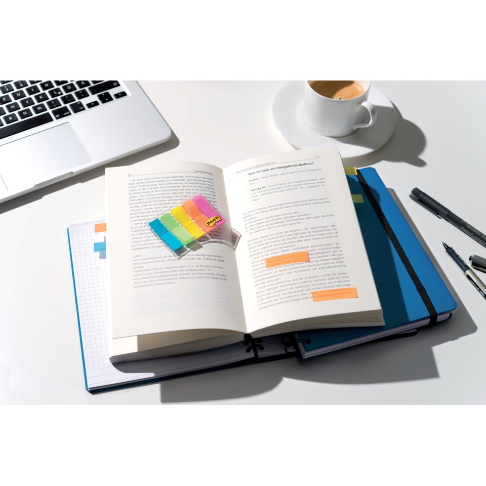 Notizbuch, Lernen, Leseanleitung, Klebepunkte, Schreibtisch-Setup