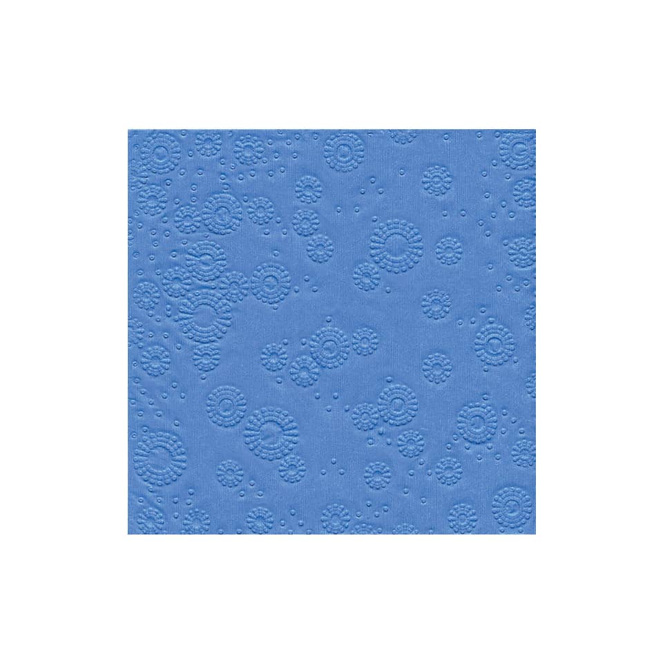 Taschentuch, Papiertasche?, geprägtes Muster, blau, Serviette