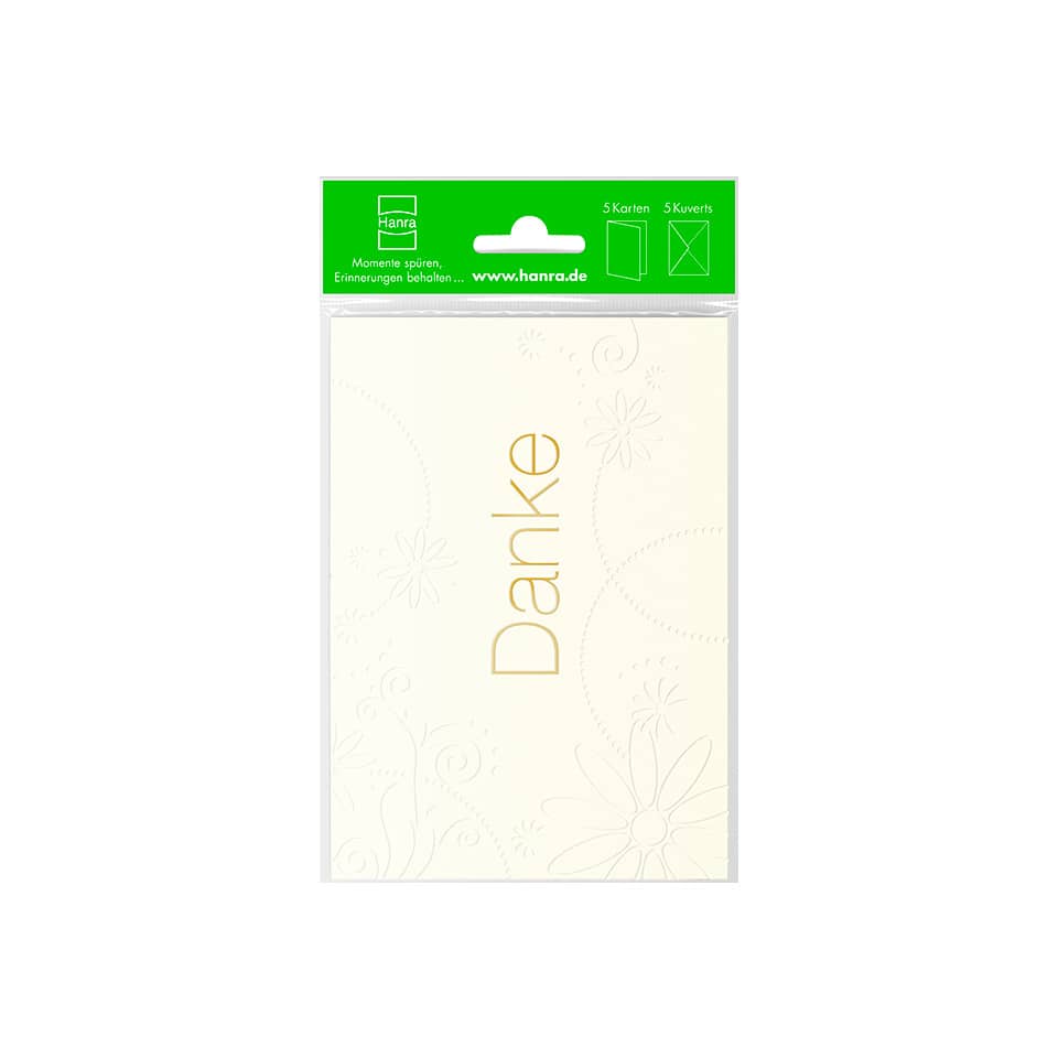 Dankeskarte, Hochzeitskarte, Karte, Design, Blumenmuster
