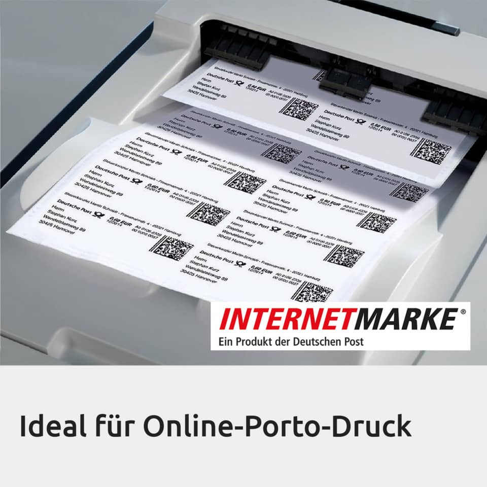 Drucker, Tageskasse, Etiketten, Porto-Druck, Dokumentenscanner