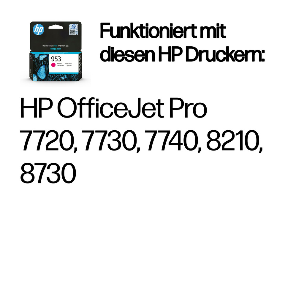 Tintenpatrone, HP Tintenpatrone, Magenta, Druckerpatrone, Kompatibel
