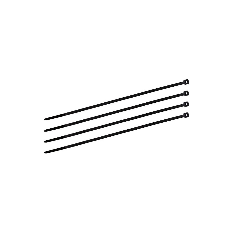 Kabelbinder, Kabelbinder, schwarz, verstellbar, Kunststoffband