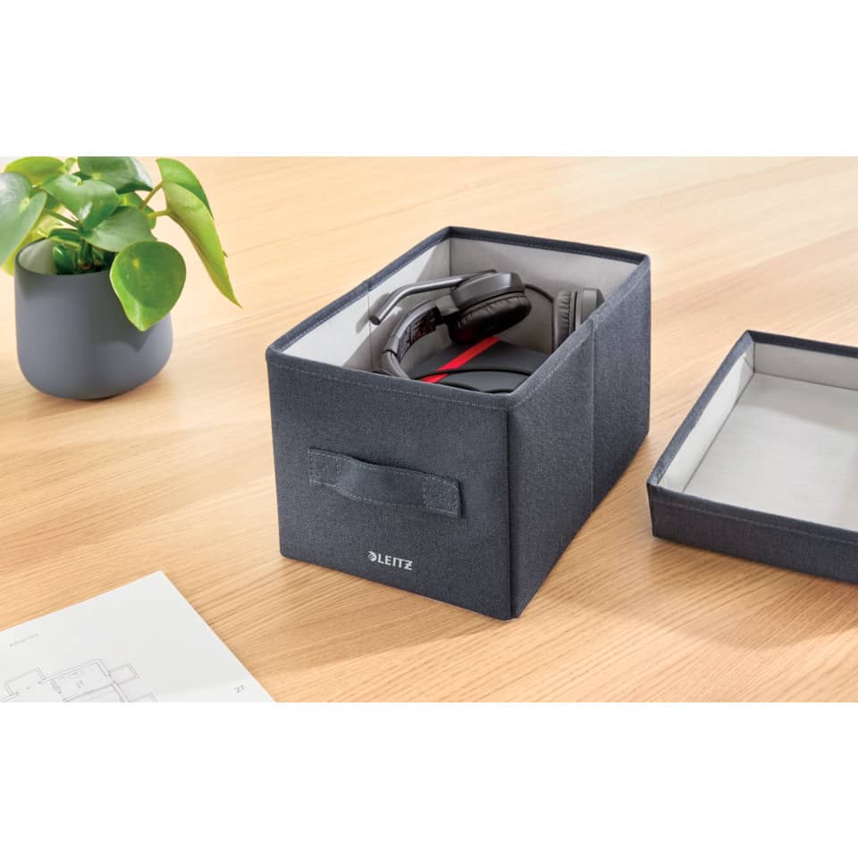 Kopfhörer, Aufbewahrungsbox, grau, Schreibtisch-Organizer, Leitz