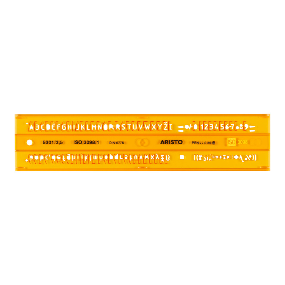 Lineal, Schülerlineal, Transparent, Orange, Maßstab