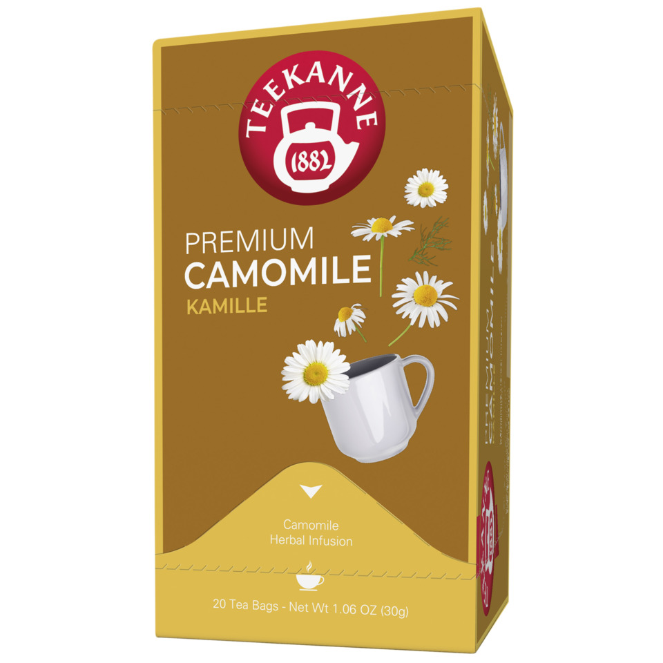 Kamilletee, Teekapsel-Box, Premium Camomile, Kamille, Kanne