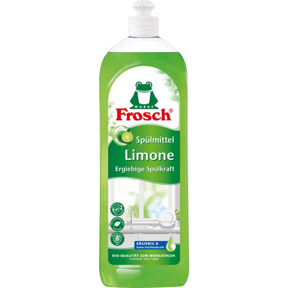 Spülmittel, Limone, Grün, Kraft/Spülkraft, Ergiebig