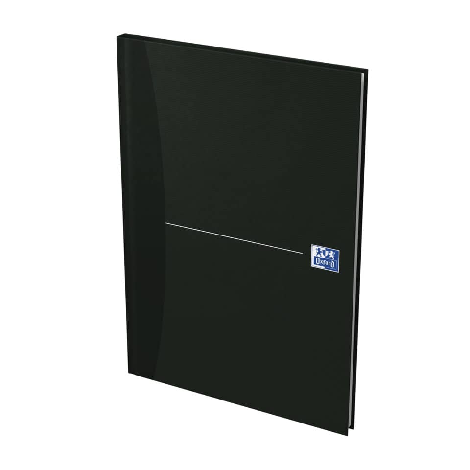 Schreibheft, Notizbuch, Schwarz, Lineare Markierung, Oxford