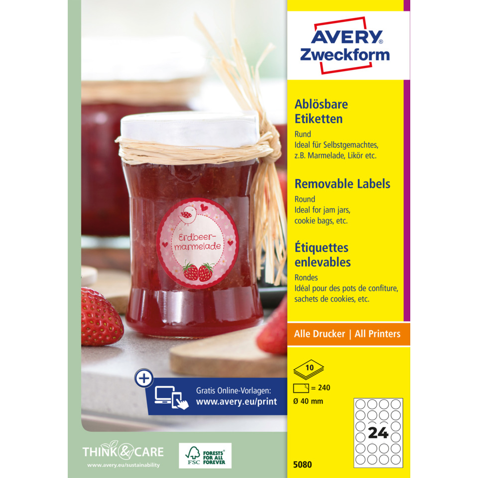 Marmelade, Erdbeer, Glas, Jars, Aufkleber
