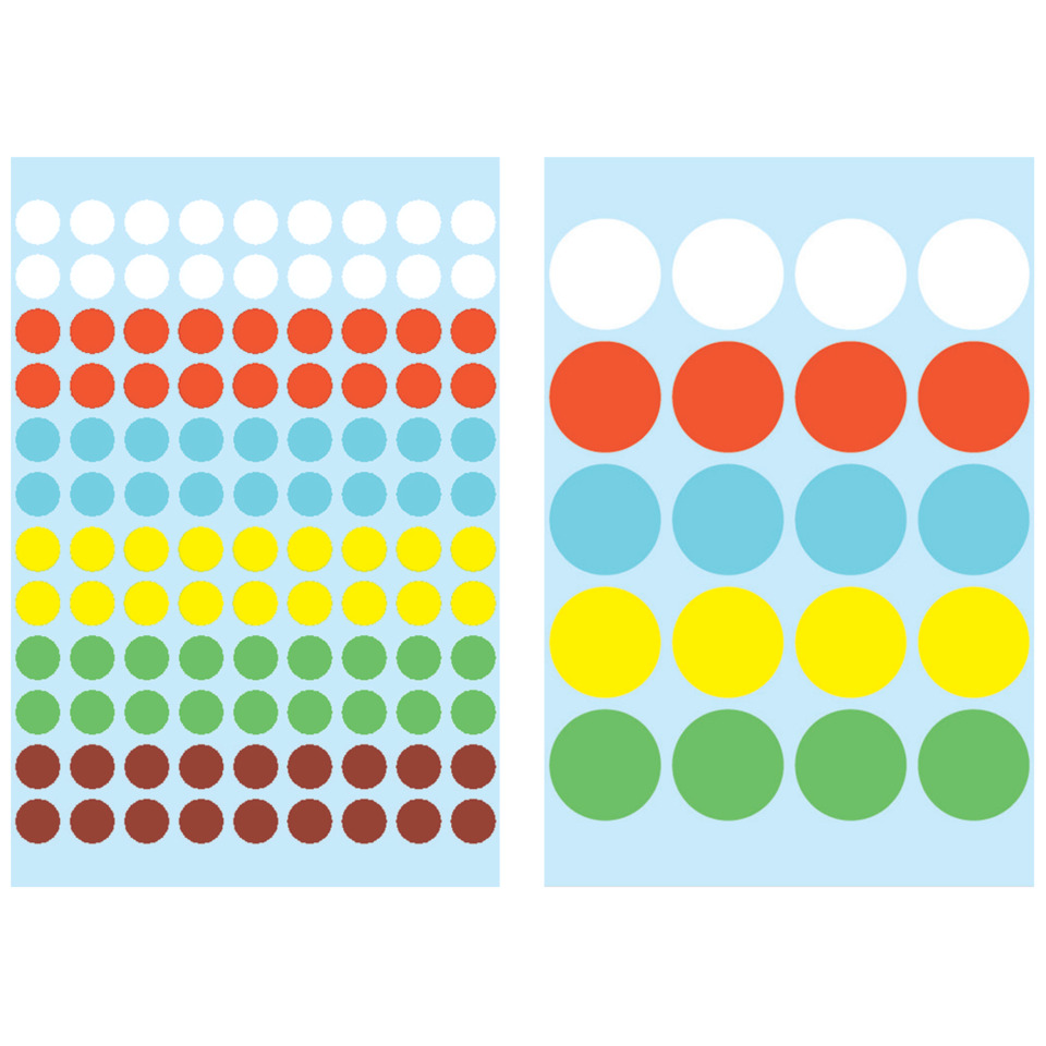 bunte Punkte, Kreise, Muster, Punktendiagramm, Farbenreihen