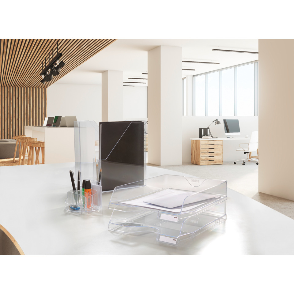 Arbeitsplatz, Büro, Schreibtisch-Organiser, Acryl-Organizer, Desktop-Accessoires