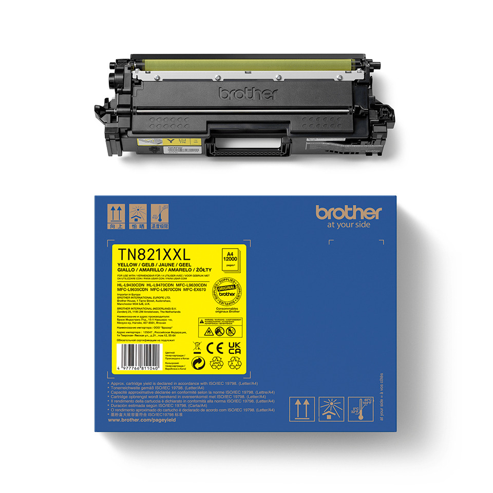 Drucker Toner, Tonerpatrone, Gelb Toner, Tonerbox, Bruder Tonerpatrone
