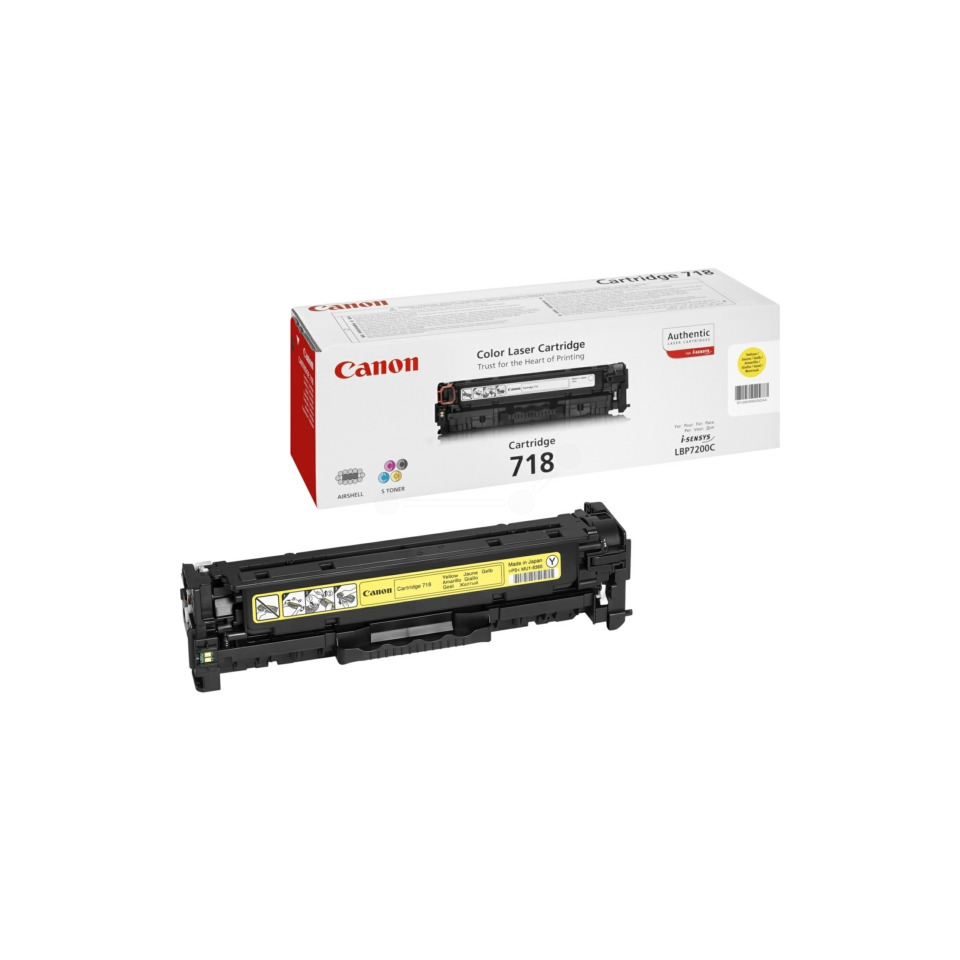 Toner, Laserpatrone, Canon, Kassette 718, Druckerzubehör, Tonerpatrone, Canon Patrone, Laserdrucker, Serie 718, Farbpatrone