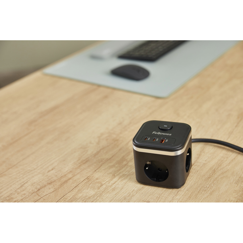 Schreibtisch-Adapter, Mehrfachstecker, USB-Ports, UK-Stecker, Kabelanschluss