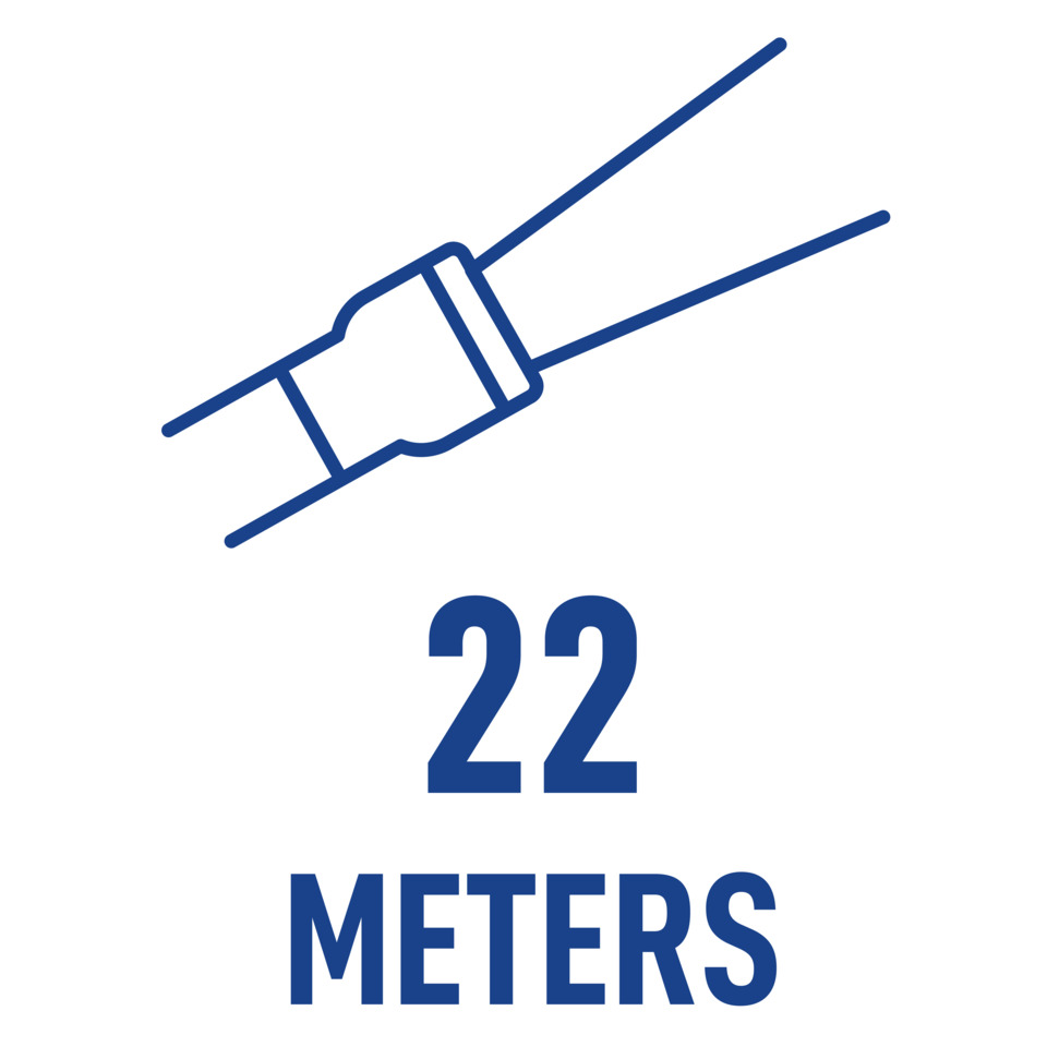 kabel, draht, elektrisch, online, 22 meter