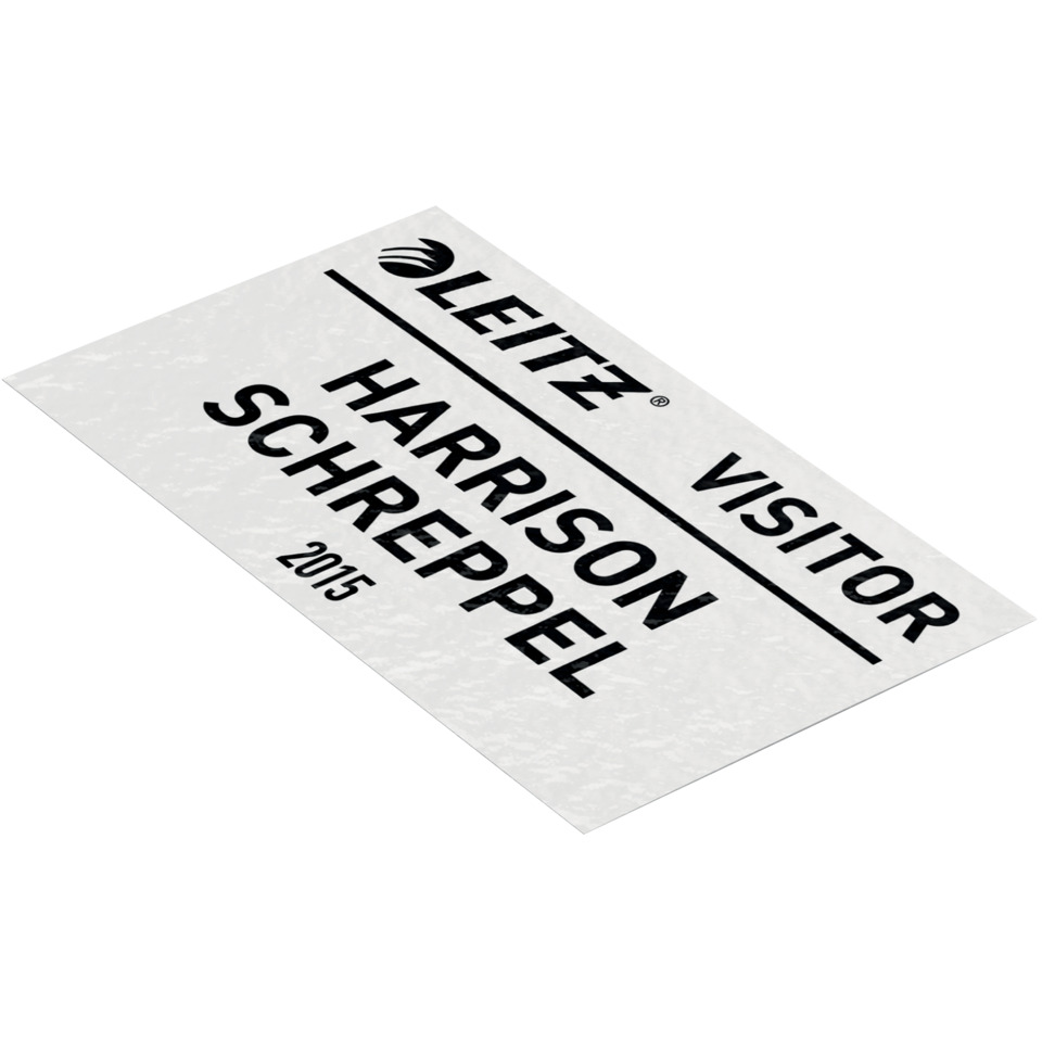 Visitenkarte, Visitenkarte, Harison Schrepel, Namensschild, Name Tag, Harrison, Statement?, Visitor, 1985