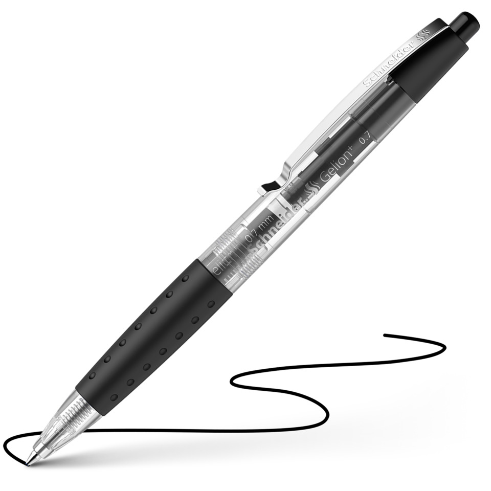 Kugelschreiber, Tintenroller, Schreiber, Schwarz, Transparent