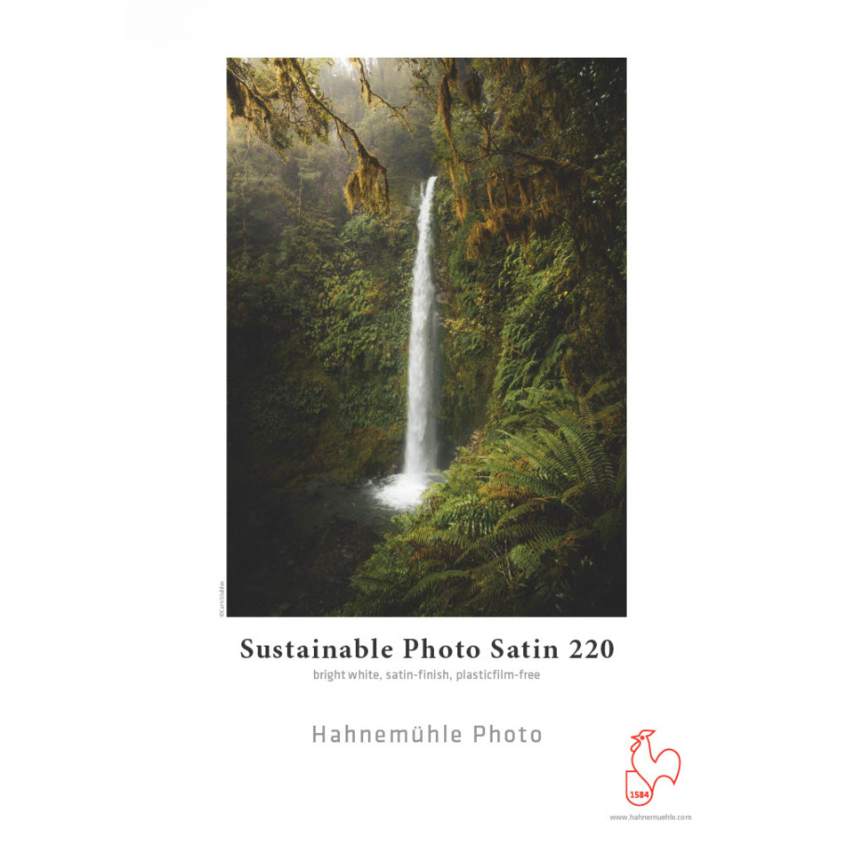 wasserfall, wald, fern, moos, landschaft
