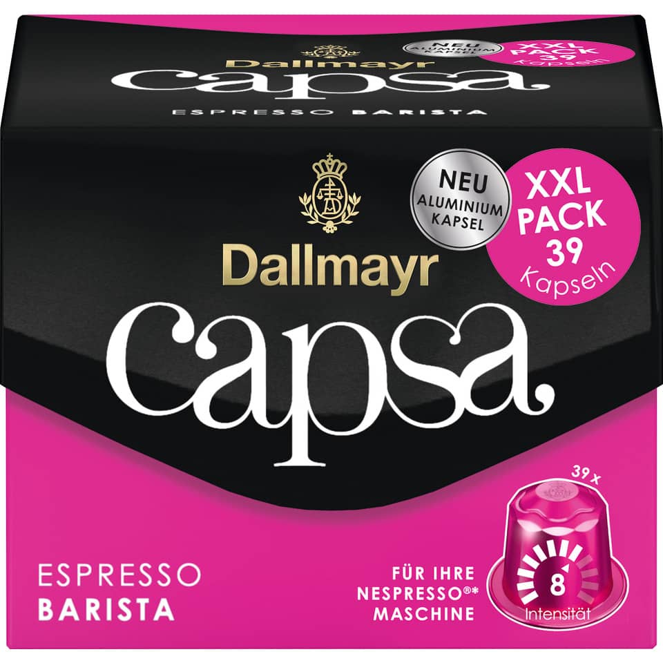 Kaffeekapseln Espresso Barista 39 Kapseln DALLMAYR 930440