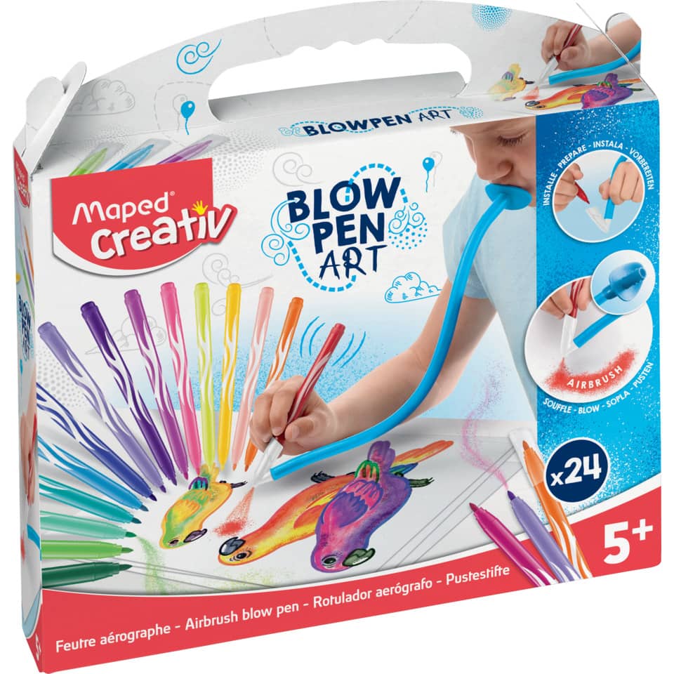 Aerosolpen, Blow Pen Art, Airbrush-Stift, Kunstset, Kinderfarbe