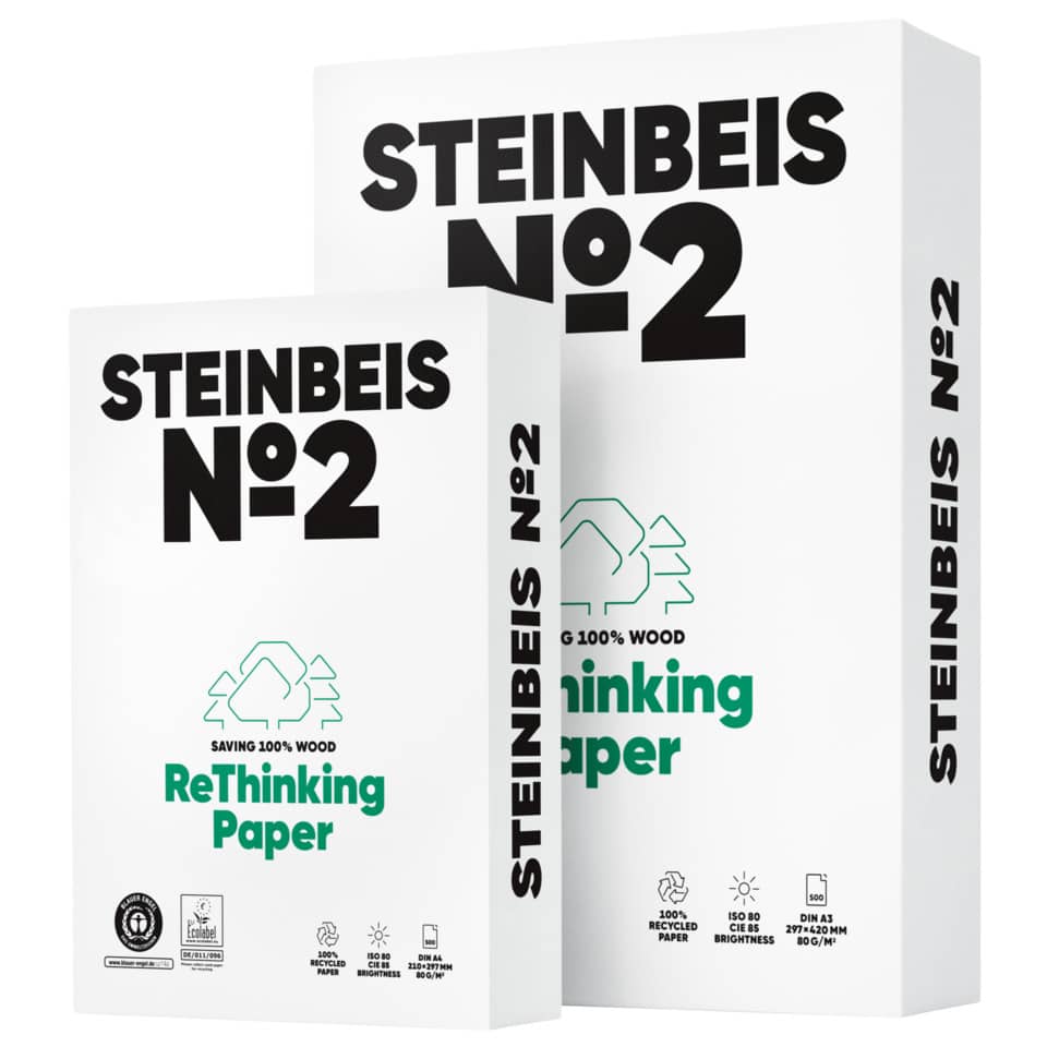 Holzpapier, Recyclingpapier, Steinbeis, Nr.2, Thinking Paper