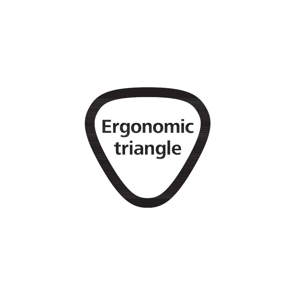Ergonomisch, Dreieck, Logo, Symbol, Aufkleber