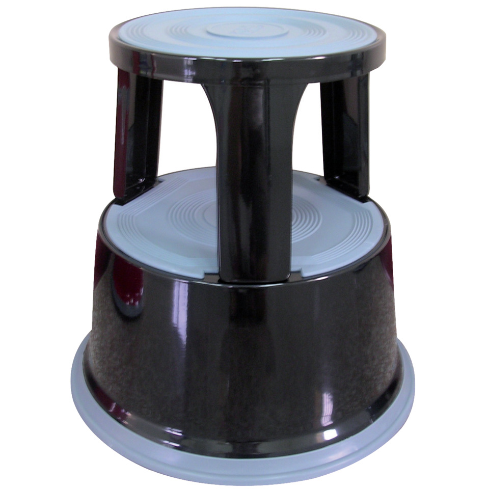 Stuhl, Step Stool, blau, rund, Kunststoff