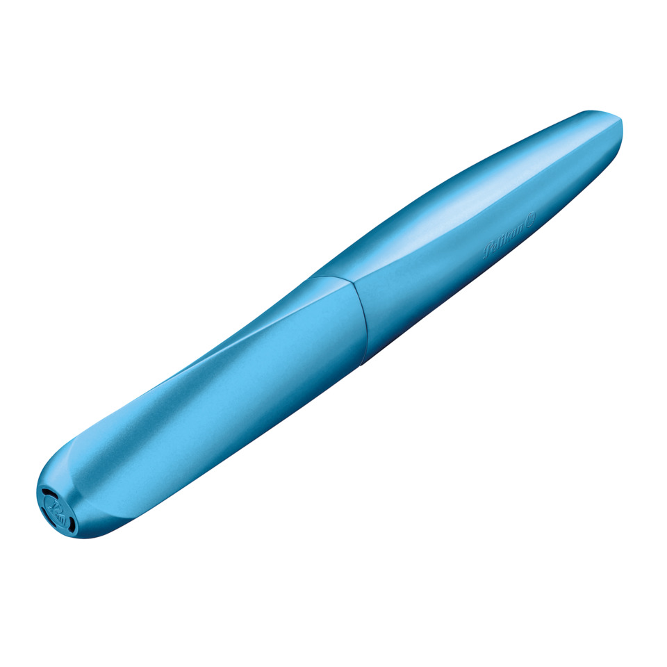 blau, Stift, Gelschreiber, Drehmechanismus, modernes Design