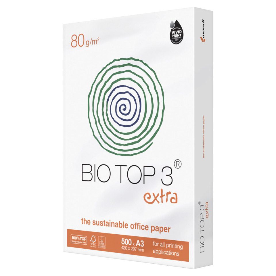 office paper, A3 paper, Biotop, nachhaltig, 500 sheets
