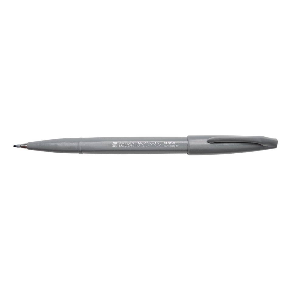 Kugelschreiber, Ballpoint, Grau, Klippenclip, Metallic