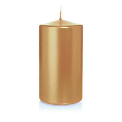 Stumpenkerze, 130x70mm, gold  726154.026