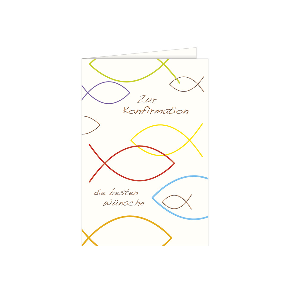 Konfirmationskarte, 11,5 x 17 cm  11-1892