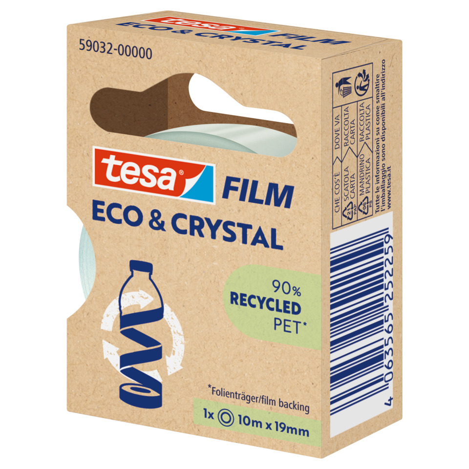 Eco, Crystal, Film, Recycled PET, 10m x 19mm