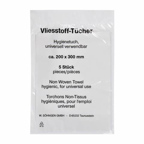 Vliestücher, 200x300mm, 5 Stück SÖHNGEN 1005007