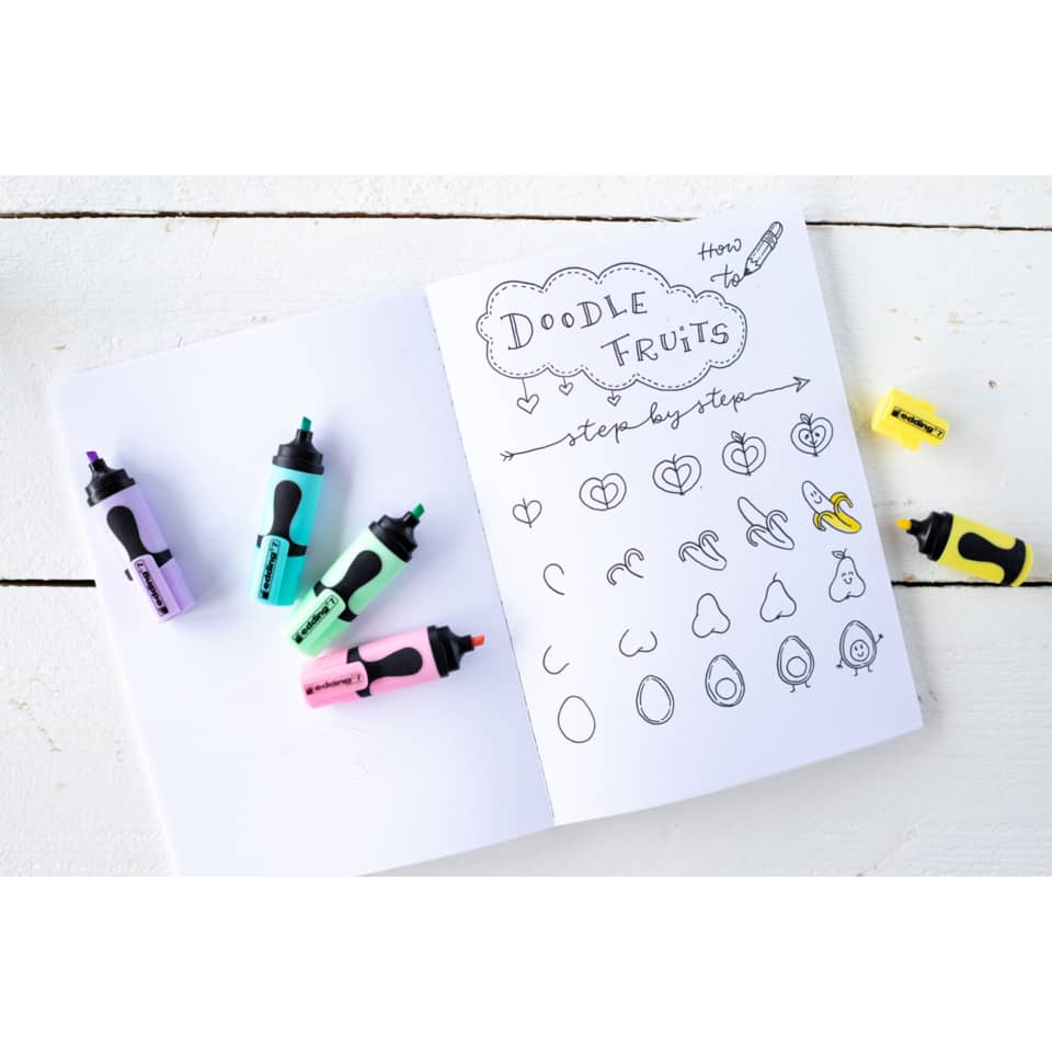 Markerpens, Winkellineal, Malbuch, Kunstset, Doodle