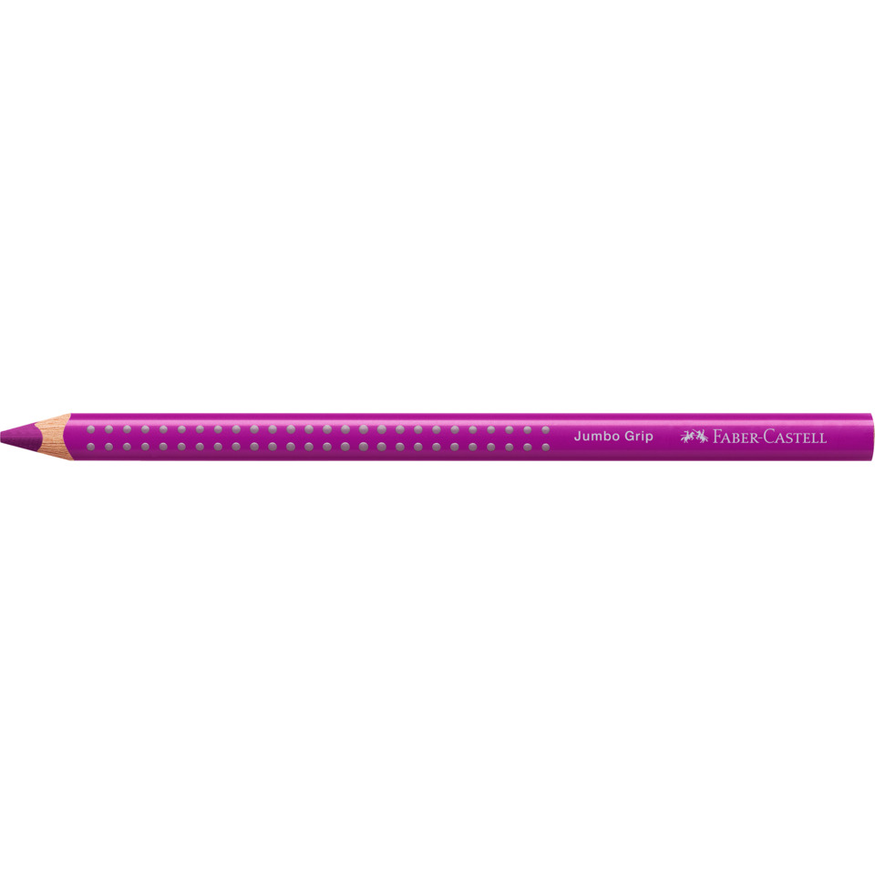 Bleistift, Hauptfarbe Lila, gerillt, Jumbo Grip, Faber-Castell
