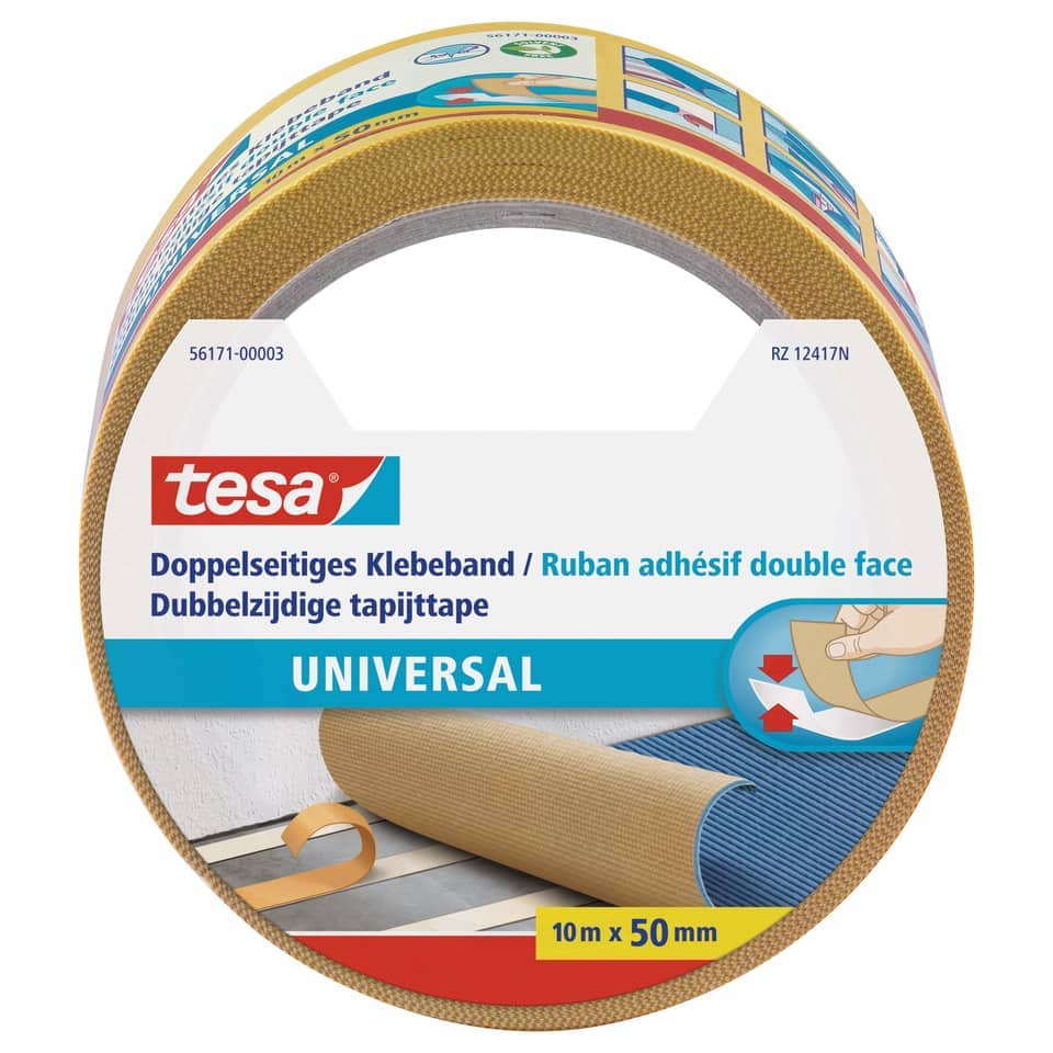 Klebeband, Tesafilm, Universalklebeband, Doppeltes Klebeband, Maßband 10m x 50mm
