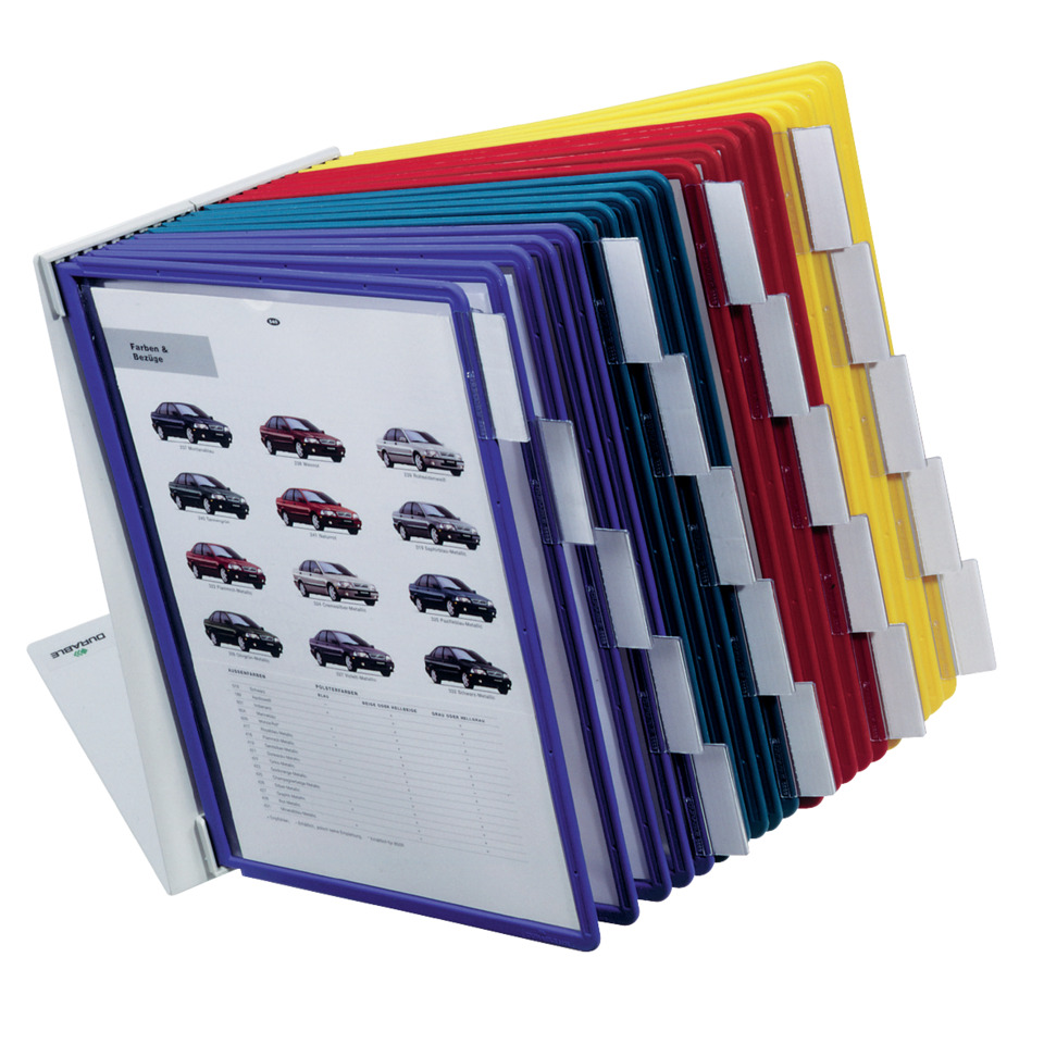 Ordner, Ordnerordner, Kunststoff, Fächer, Katalog