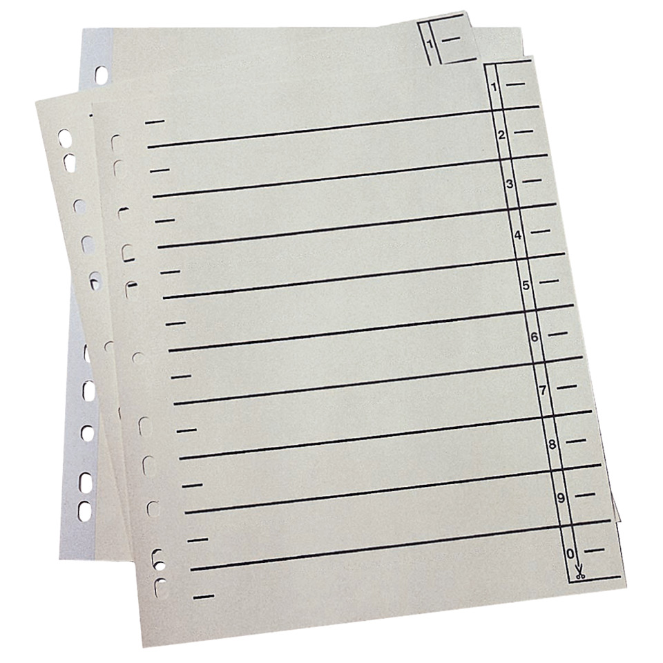 A4 paper, Form sheet, Impression pages, Document pages, Hanging hole paper