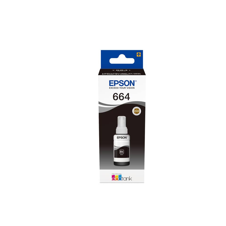 Tintenflasche, Tintenpatrone, Pigmenttinte, Schwarz, Epson