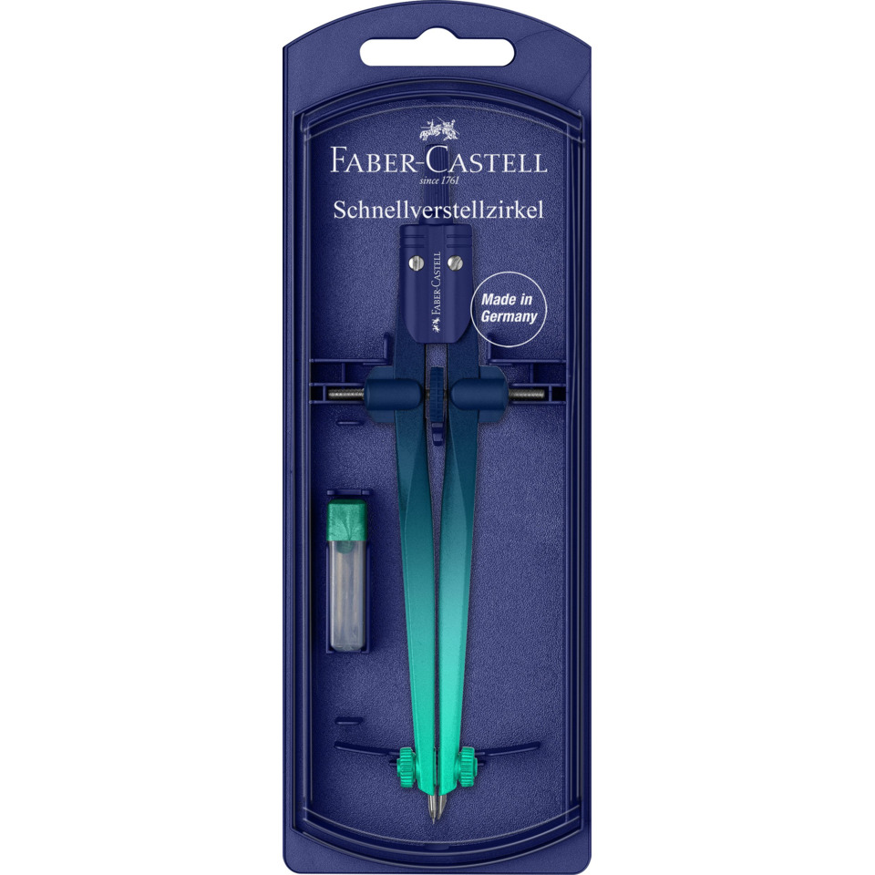 Schnellverstellzirkel, Zirkel, Schraubenspannung, Bleistiftmesser, Köder-Set