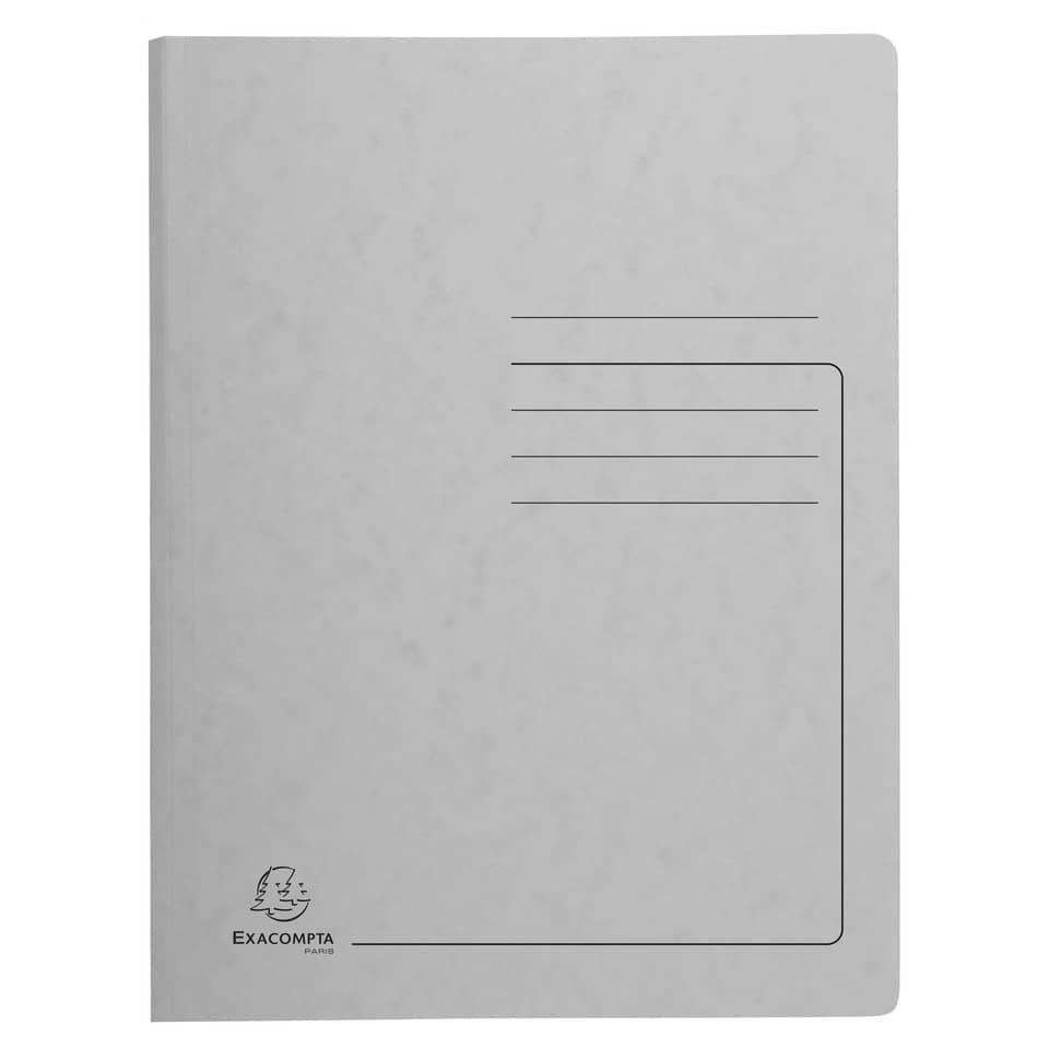 Notizbuch, A4, Karton, grau, Lineatur
