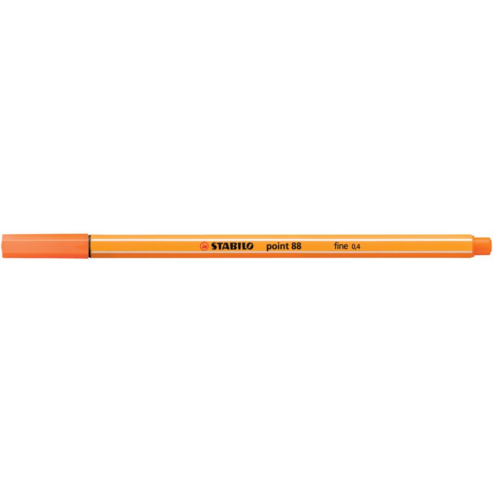 orange marker, point 88, feine 0,4, Kappen-Spitze, markierfarbe